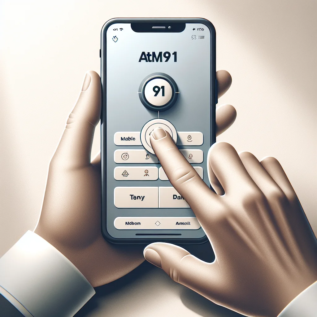 Navigating the Atm91 app interface